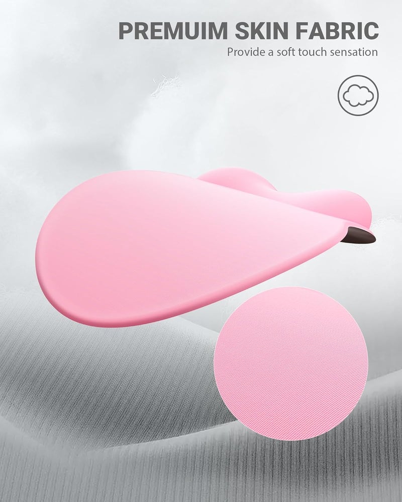Laborio Ergonomic Mouse Pad with Wrist Rest, Large Mousepad(10.6'' x 9''), Office Wrist Support Mouse Mat with Non-Slip Base, Pain Relief for Laptop & Computer（Pink） - Image 3